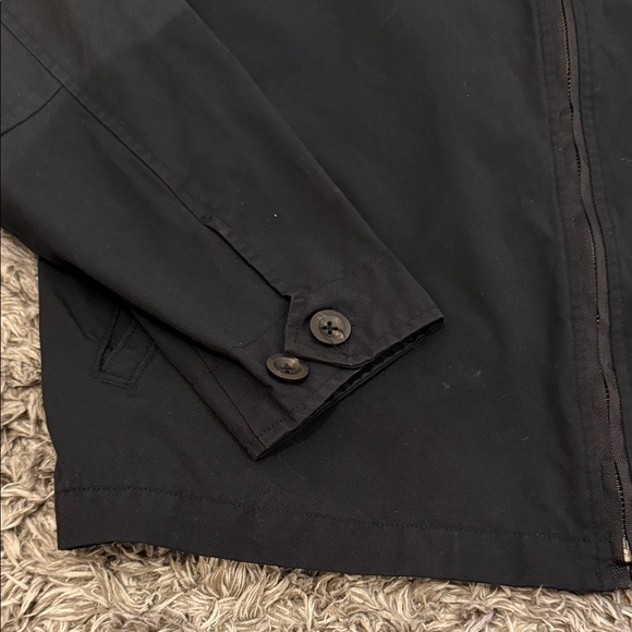GAP Heavy Duty Men's Classic Black Wind/Water Proof Jacket - Picture 2 of 8